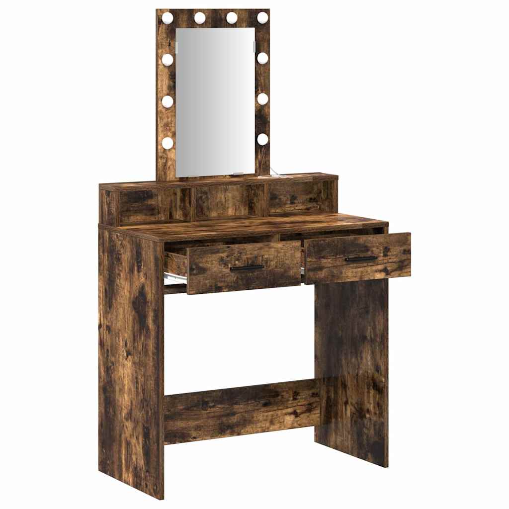 vidaXL Τραπέζι περιποίησης Καφέ 79 x 41 x 140 εκ. Επεξεργασμένο Ξύλο