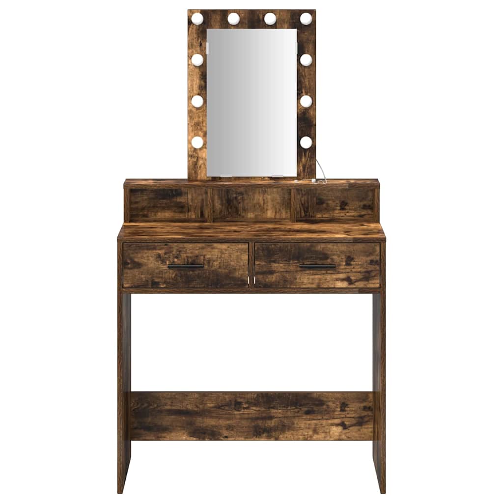 vidaXL Τραπέζι περιποίησης Καφέ 79 x 41 x 140 εκ. Επεξεργασμένο Ξύλο