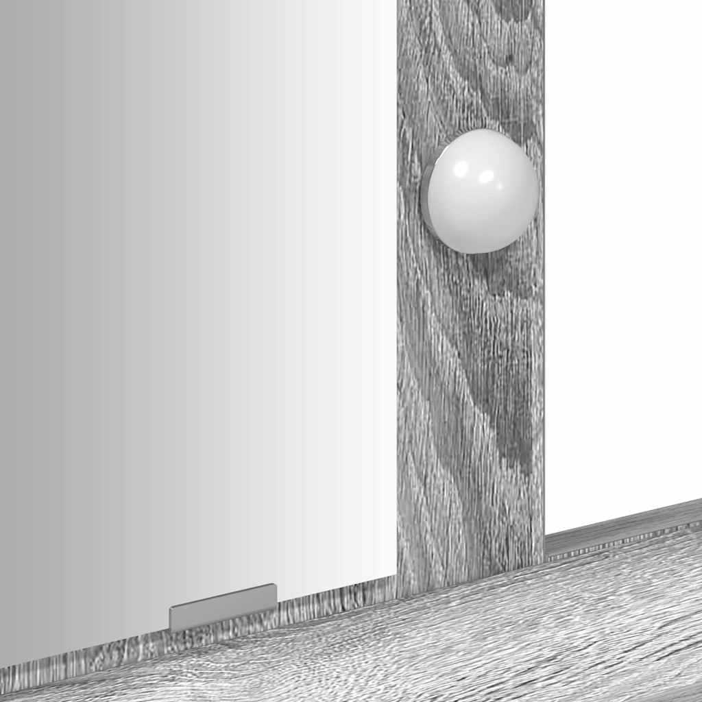 vidaXL Τραπέζι περιποίησης Γκρι 79 x 41 x 140 εκ. Επεξεργασμένο Ξύλο