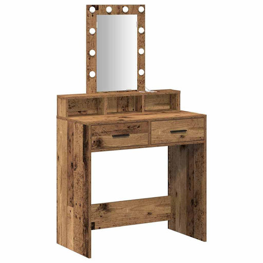 vidaXL Τραπέζι περιποίησης Καφέ 79 x 41 x 140 εκ. Επεξεργασμένο Ξύλο