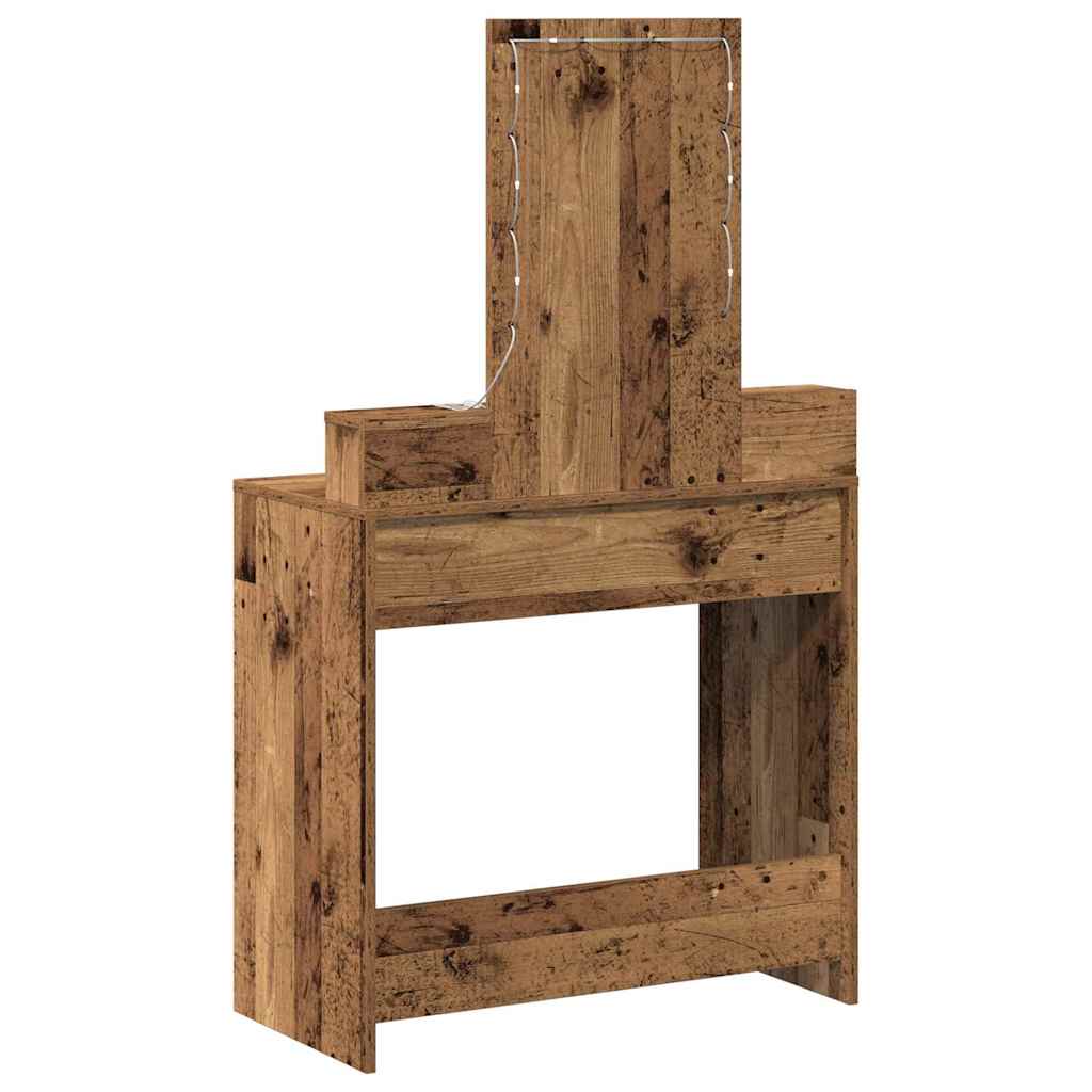 vidaXL Τραπέζι περιποίησης Καφέ 79 x 41 x 140 εκ. Επεξεργασμένο Ξύλο