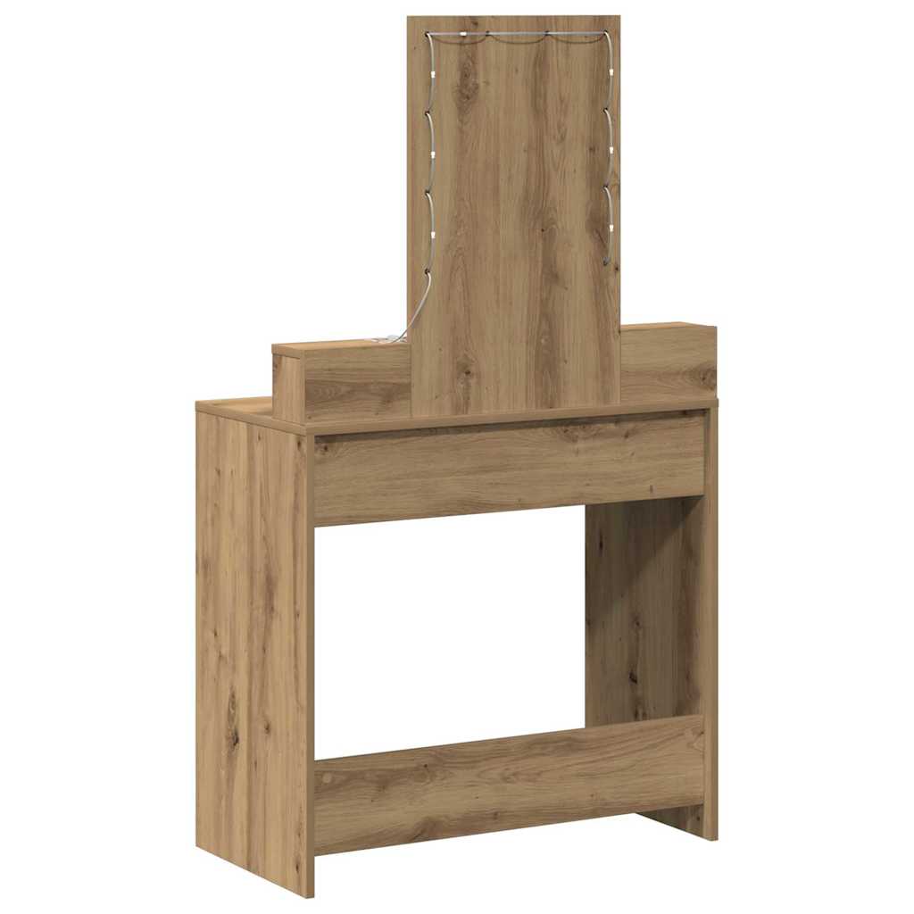 vidaXL Τραπέζι περιποίησης Καφέ 79 x 41 x 140 εκ. Επεξεργασμένο Ξύλο