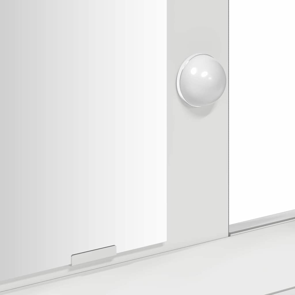 vidaXL Τραπέζι περιποίησης Λευκό 100 x 41 x 140 εκ. Επεξεργασμένο Ξύλο