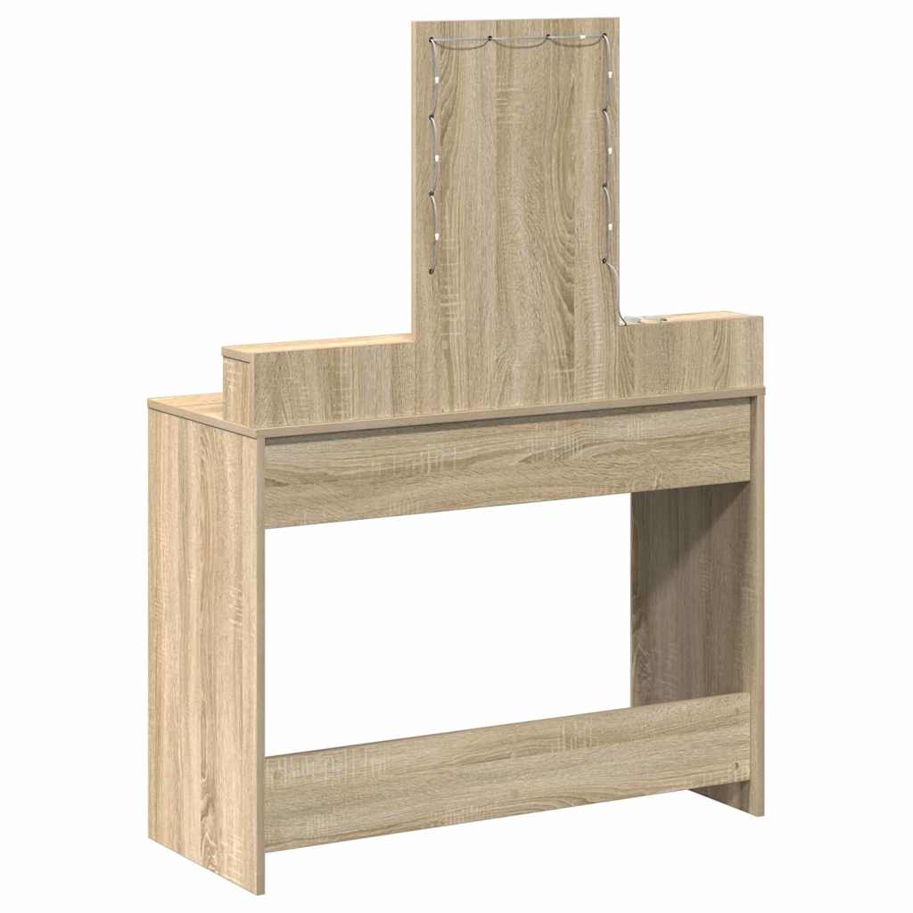 vidaXL Τραπέζι περιποίησης Καφέ 100 x 41 x 140 εκ. Επεξεργασμένο Ξύλο