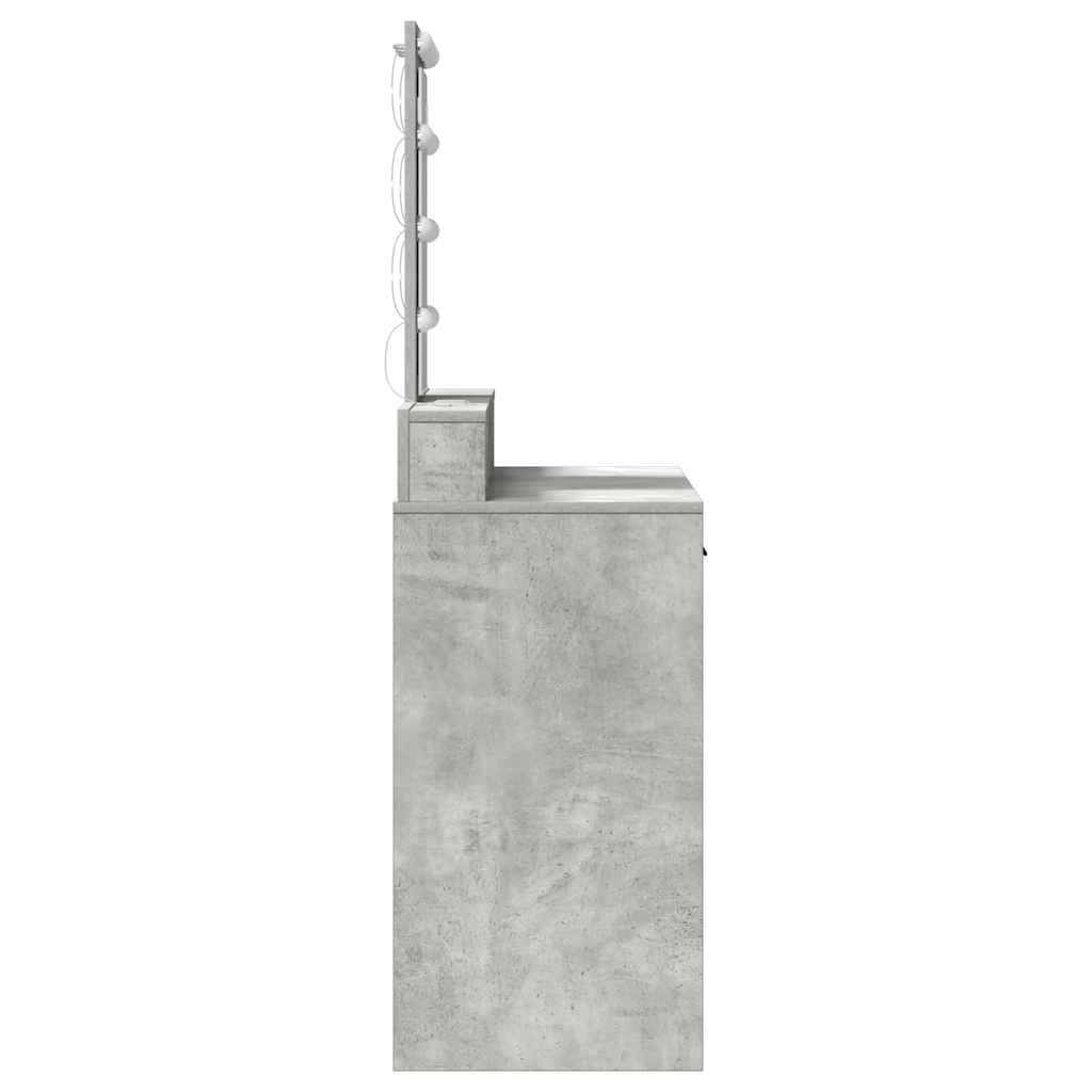 vidaXL Τραπέζι περιποίησης Γκρι 100 x 41 x 140 εκ. Επεξεργασμένο Ξύλο