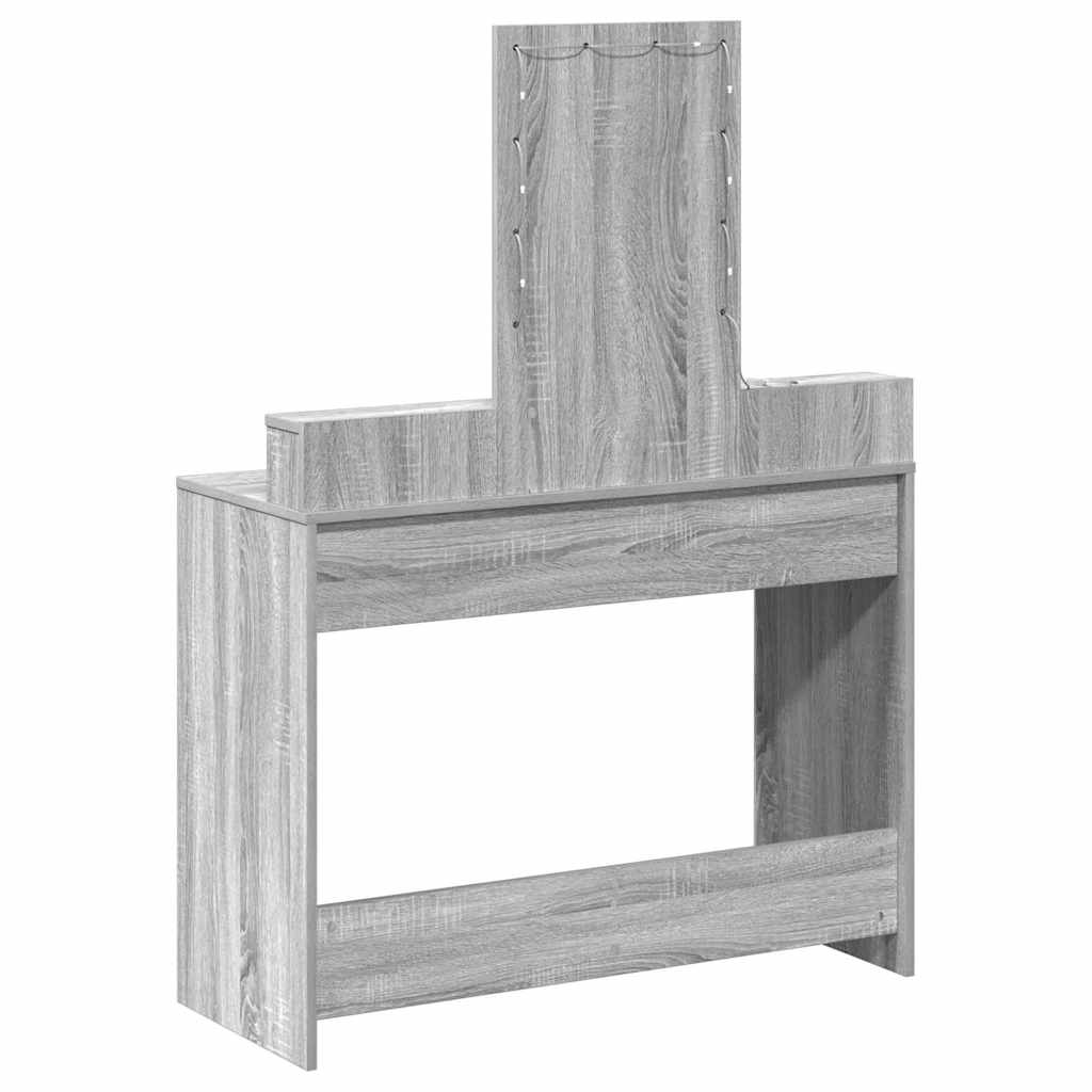 vidaXL Τραπέζι περιποίησης Γκρι 100 x 41 x 140 εκ. Επεξεργασμένο Ξύλο