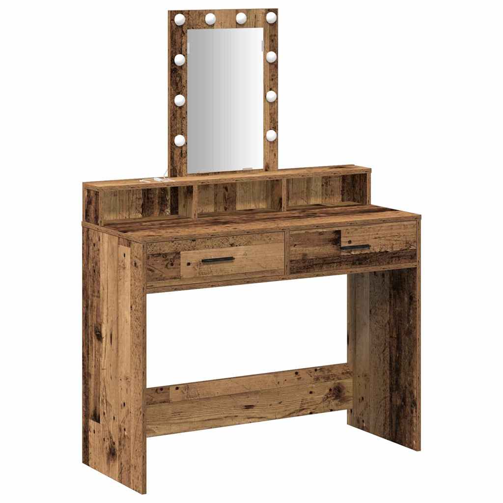 vidaXL Τραπέζι περιποίησης Καφέ 100 x 41 x 140 εκ. Επεξεργασμένο Ξύλο