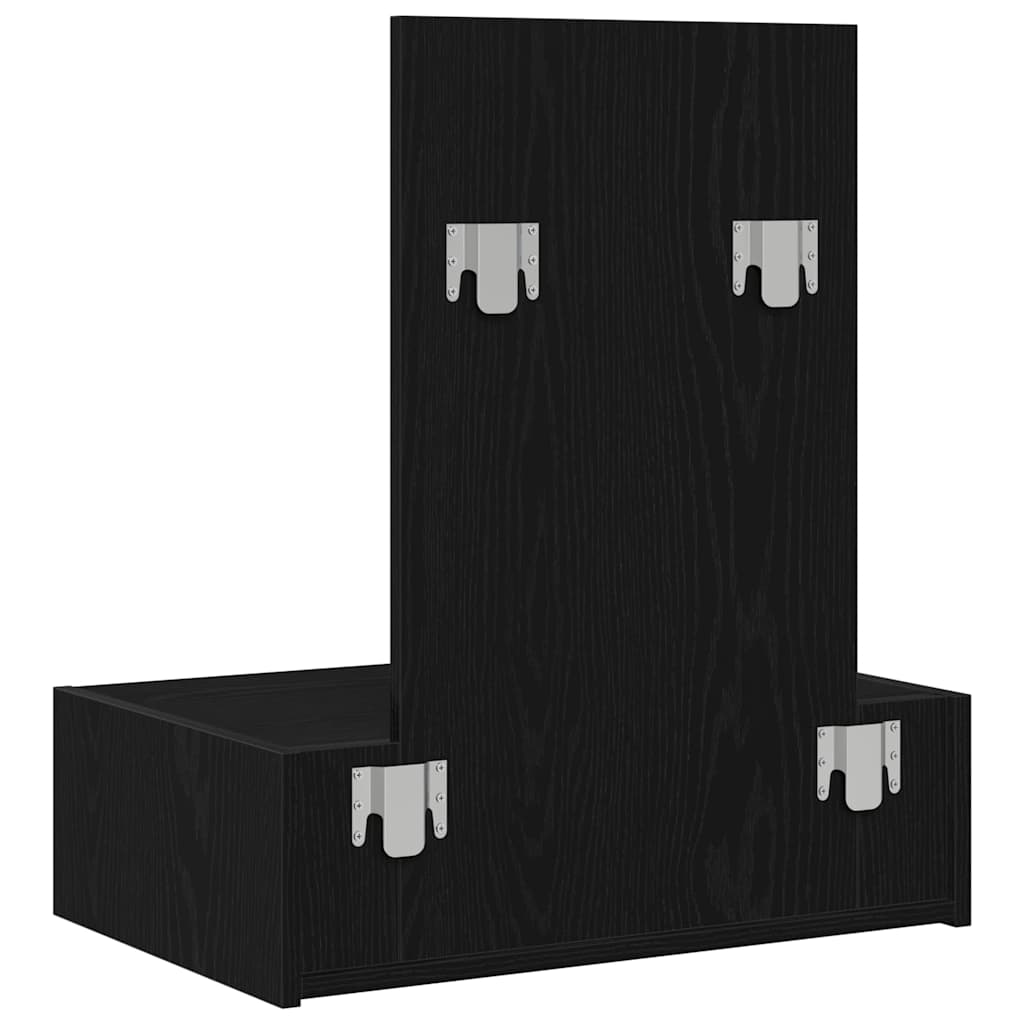 vidaXL Τραπέζι περιποίησης Μαύρο 60 x 40 x 70 εκ. Επεξεργασμένο Ξύλο