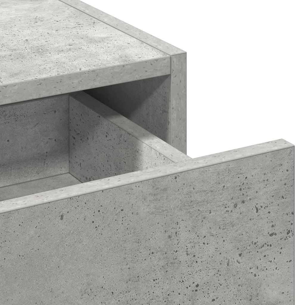 vidaXL Τραπέζι περιποίησης Γκρι 60 x 40 x 70 εκ. Επεξεργασμένο Ξύλο