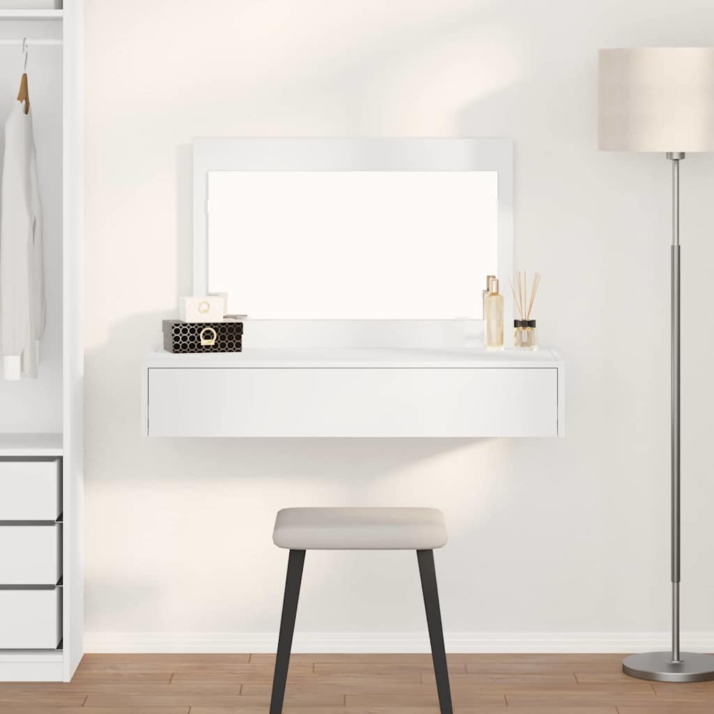 vidaXL Τραπέζι περιποίησης Λευκό 100 x 40 x 70 εκ. Επεξεργασμένο Ξύλο