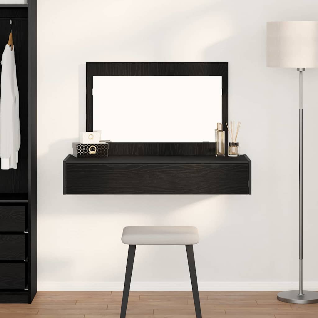 vidaXL Τραπέζι περιποίησης Μαύρο 100 x 40 x 70 εκ. Επεξεργασμένο Ξύλο