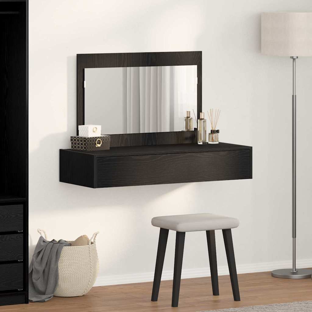 vidaXL Τραπέζι περιποίησης Μαύρο 100 x 40 x 70 εκ. Επεξεργασμένο Ξύλο