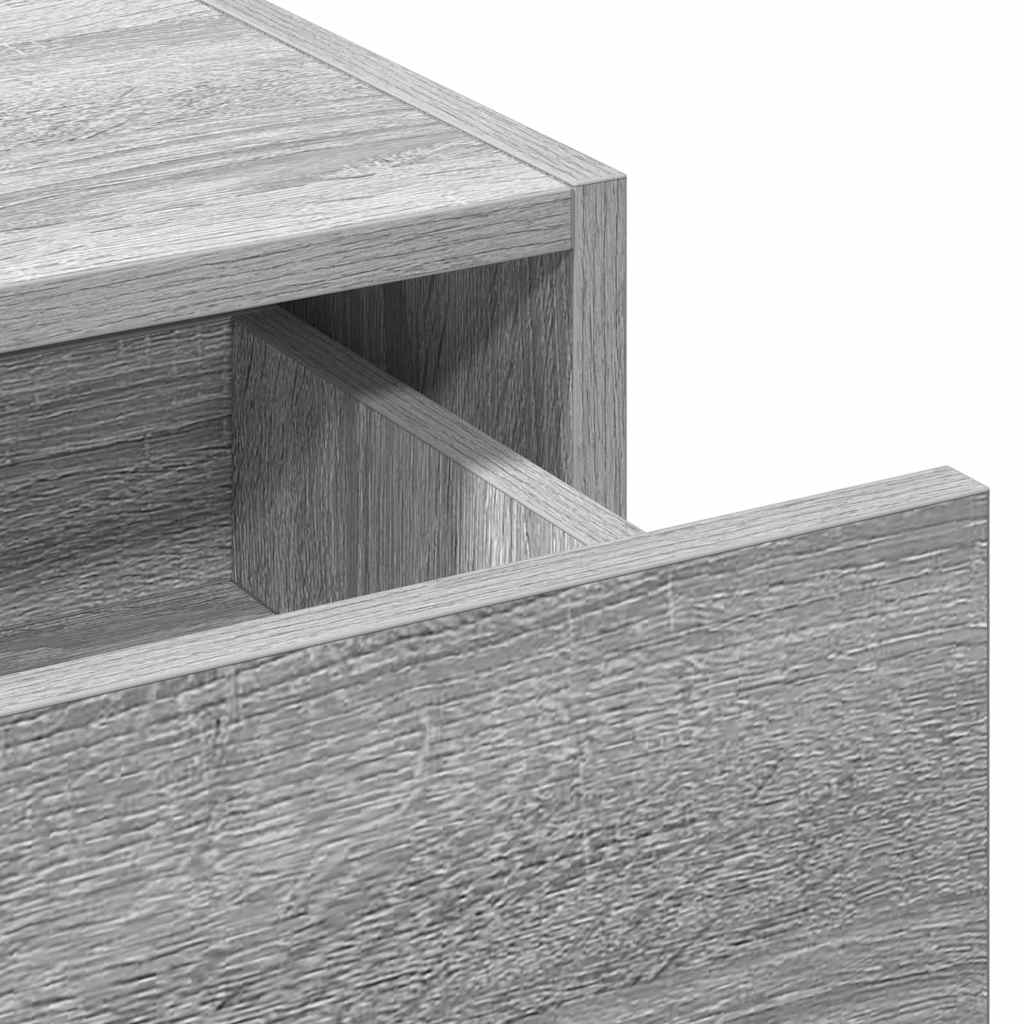 vidaXL Τραπέζι περιποίησης Γκρι 100 x 40 x 70 εκ. Επεξεργασμένο Ξύλο