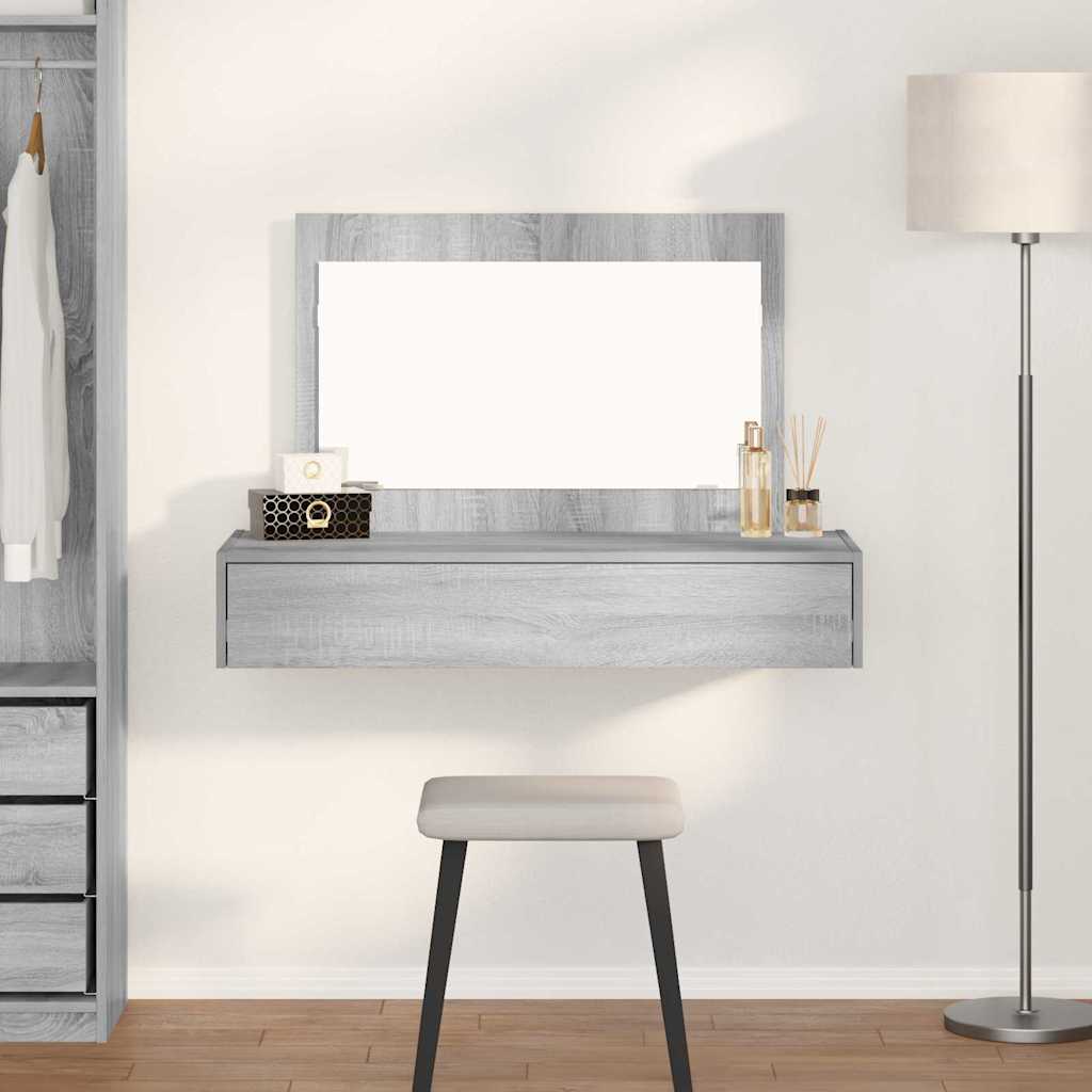 vidaXL Τραπέζι περιποίησης Γκρι 100 x 40 x 70 εκ. Επεξεργασμένο Ξύλο