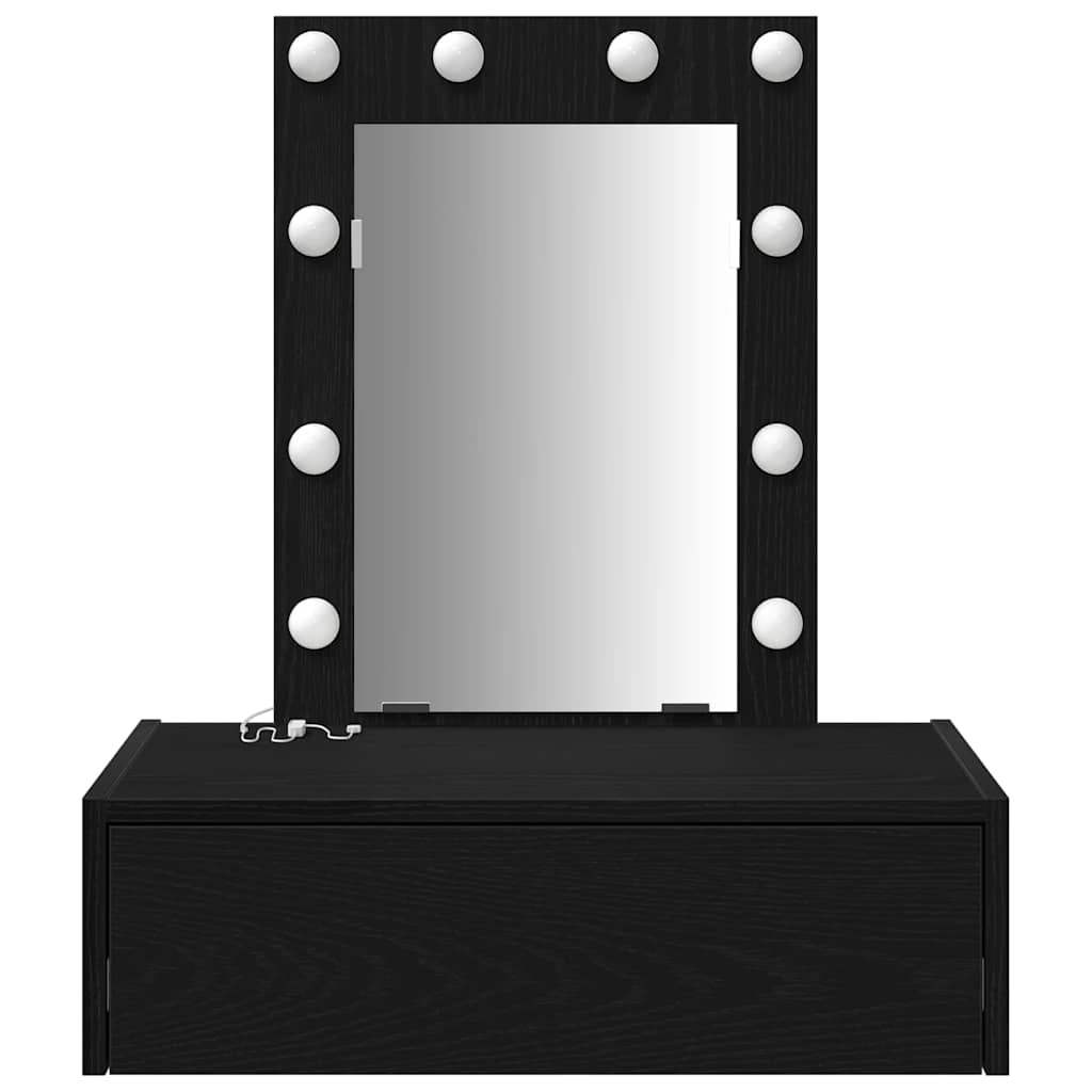 vidaXL Τραπέζι περιποίησης Μαύρο 60 x 40 x 70 εκ. Επεξεργασμένο Ξύλο