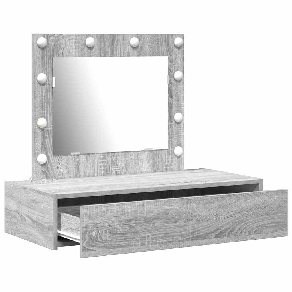vidaXL Τραπέζι περιποίησης Γκρι 83 x 40 x 70 εκ Επεξεργασμένο Ξύλο