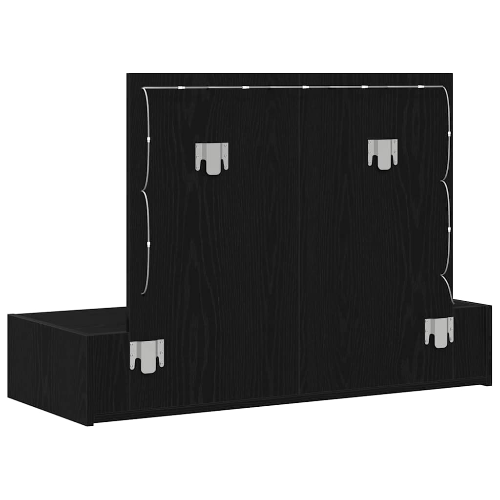 vidaXL Τραπέζι περιποίησης Μαύρο 100 x 40 x 70 εκ. Επεξεργασμένο Ξύλο