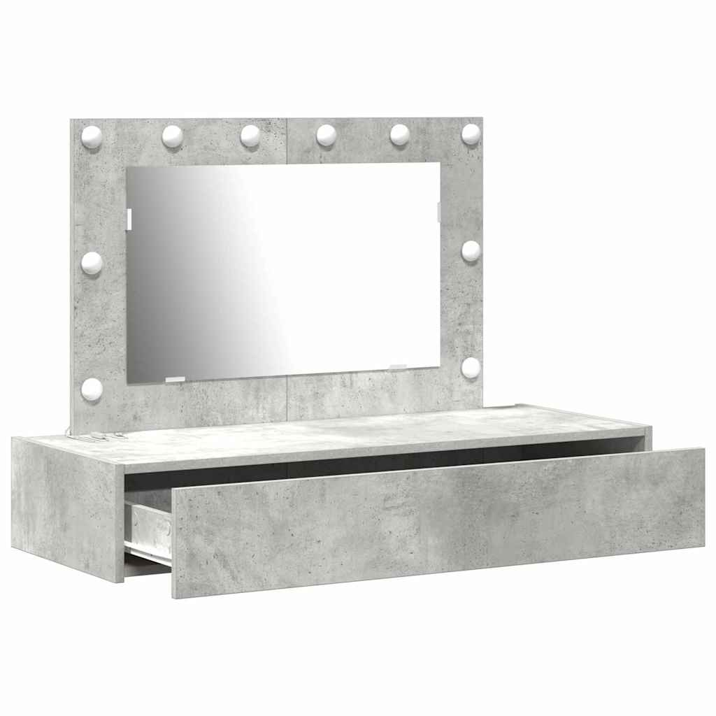 vidaXL Τραπέζι περιποίησης Γκρι 100 x 40 x 70 εκ. Επεξεργασμένο Ξύλο
