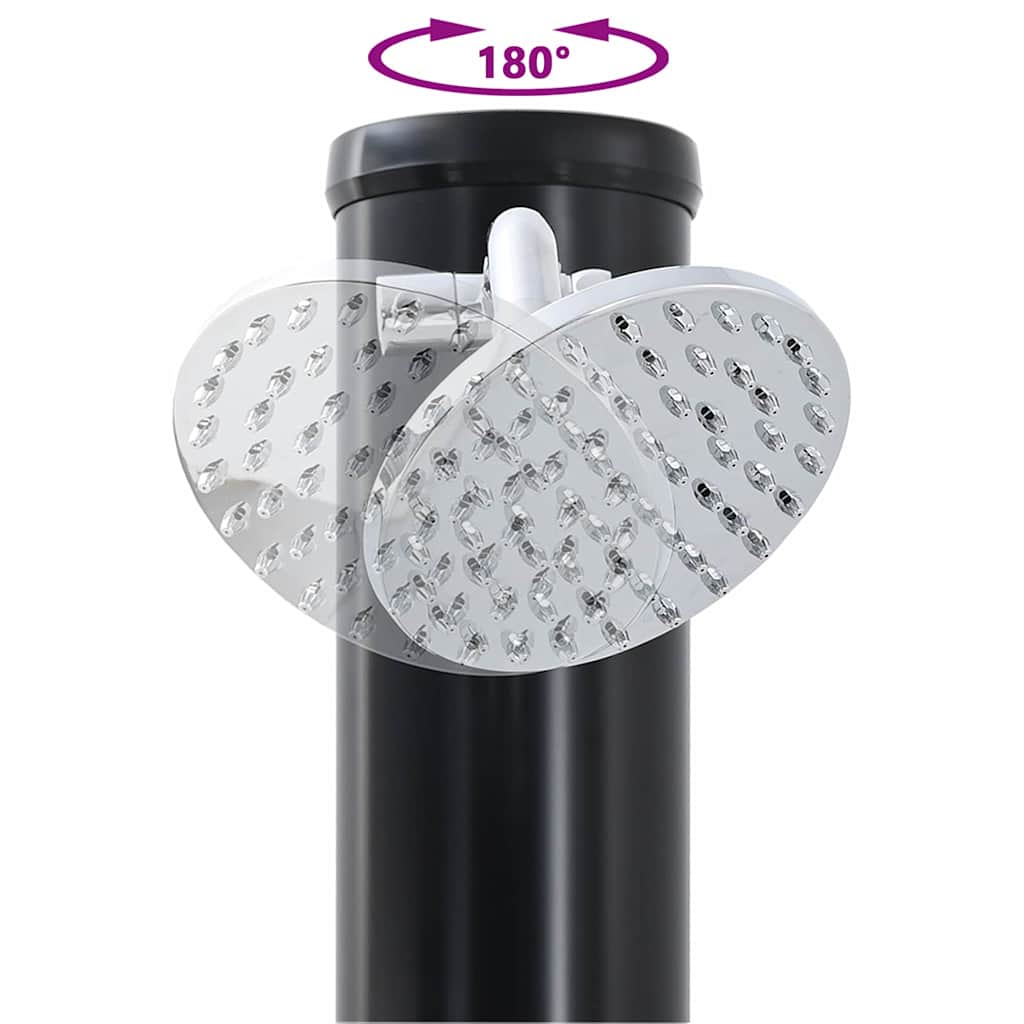 vidaXL Ηλιακό Ντους Εξωτερικού Χώρου με Χειροκίνητη Κεφαλή Ντους 217 εκ. 20 Λ