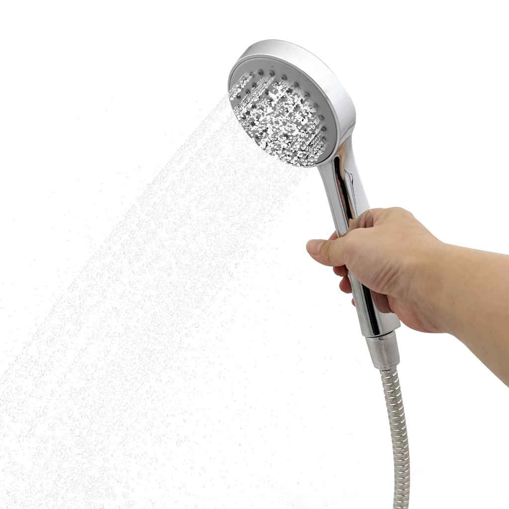 vidaXL Εξωτερικό Ηλιακό Ντους με Χειροκίνητη Κεφαλή Ντους 217 εκ. 20 L