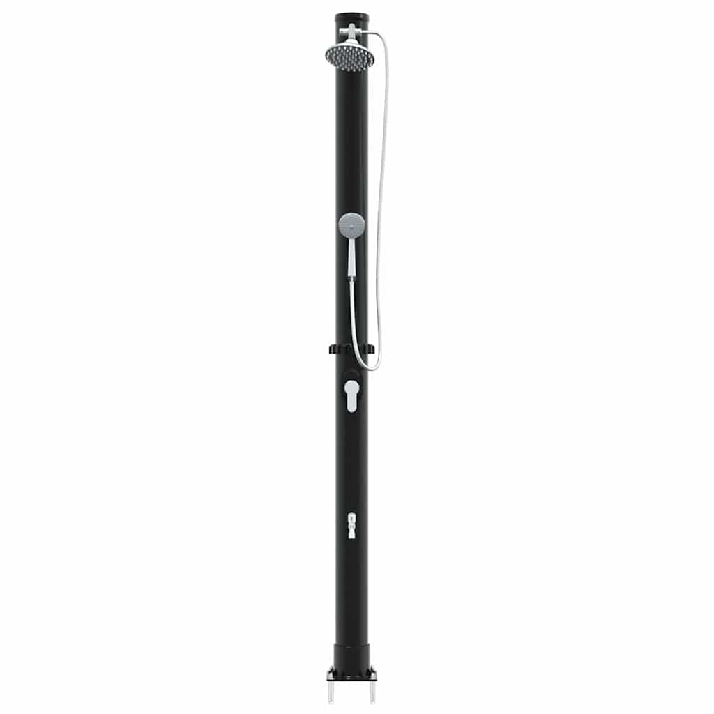 vidaXL Εξωτερικό Ηλιακό Ντους με Χειροκίνητη Κεφαλή Ντους 217 εκ. 20 L