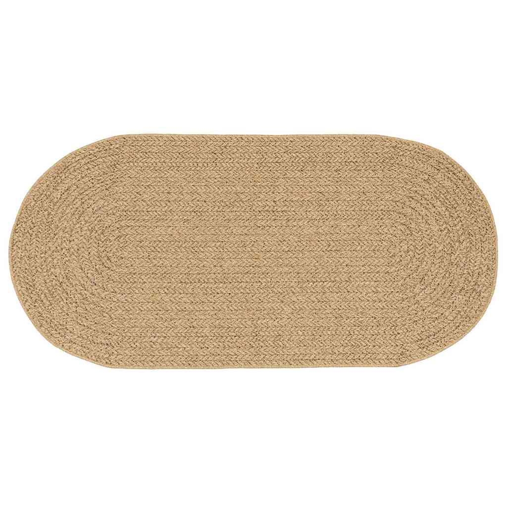 vidaXL Χαλί ZIZUR Καφέ PP