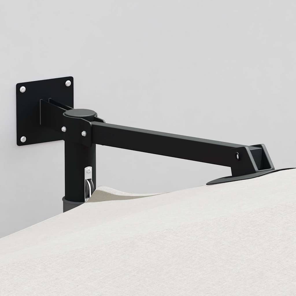 vidaXL Ομπρέλα Κήπου Άμμος 248 x 248 x 148 εκ. Πολυεστέρας και Χάλυβας