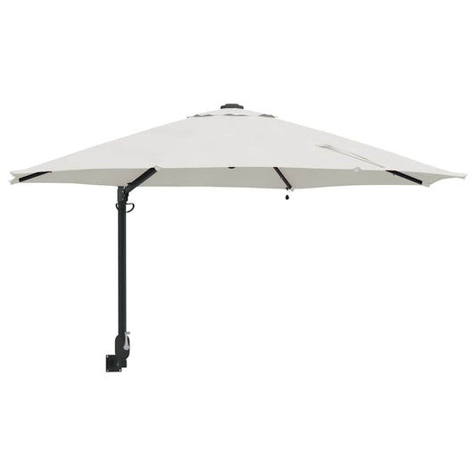 vidaXL Ομπρέλα Κήπου Άμμος 248 x 248 x 148 εκ. Πολυεστέρας και Χάλυβας