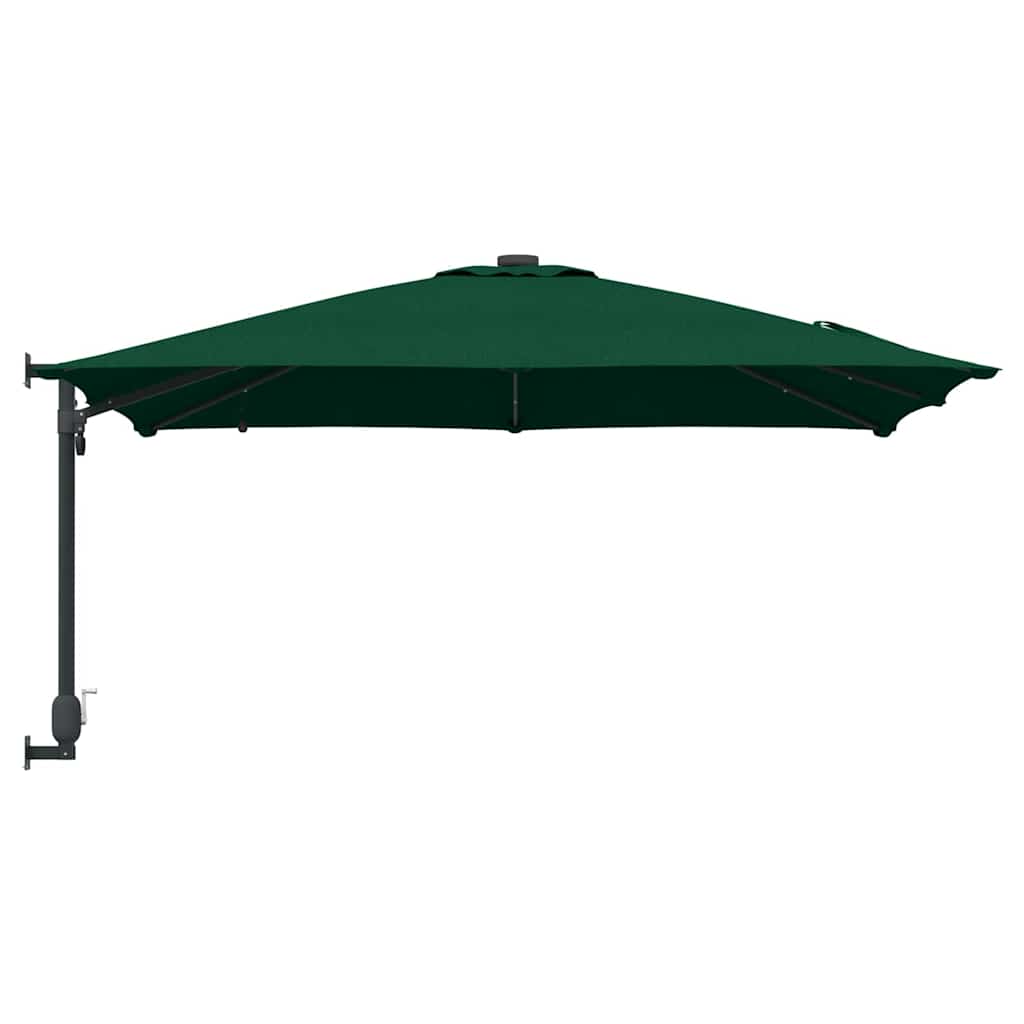 vidaXL Ομπρέλα Κήπου Πράσινο 248.5 x 247.5 x 160 εκ. ύφασμα