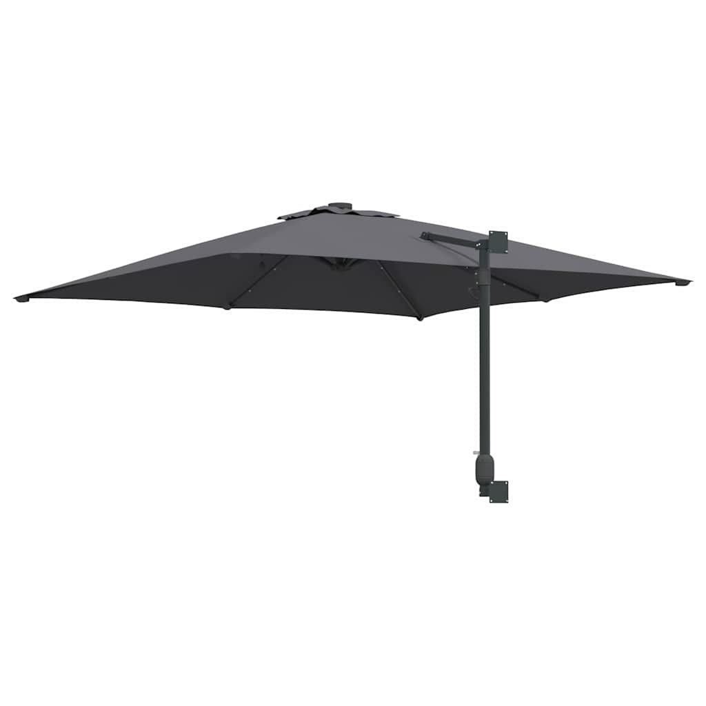 vidaXL Ομπρέλα Κήπου Ανθρακί 248.5 x 247.5 x 160 εκ. ύφασμα