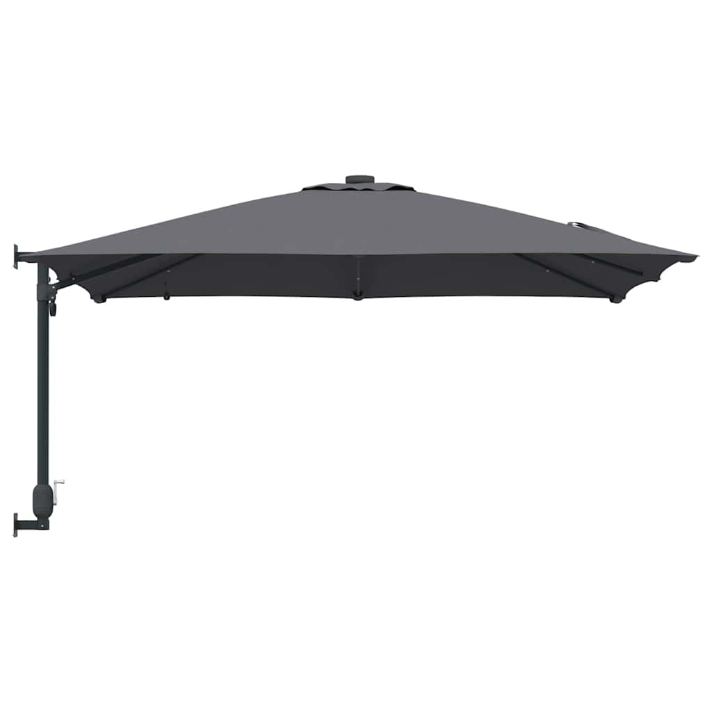 vidaXL Ομπρέλα Κήπου Ανθρακί 248.5 x 247.5 x 160 εκ. ύφασμα