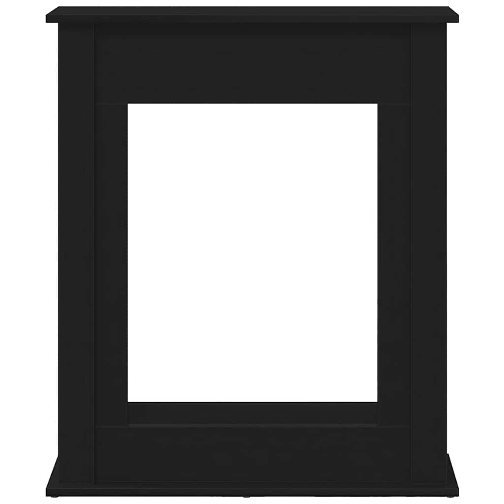 vidaXL Πλαίσιο Τζακιού από Μαύρη Δρυ 75x20x87,5 εκ. από Τεχνητό Ξύλο