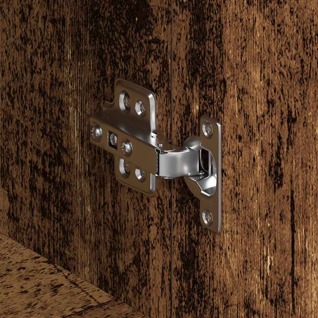 vidaXL Πλαϊνό γραφείο Παλιό ξύλο 120 x 36 x 69 εκ Επεξεργασμένο ξύλο