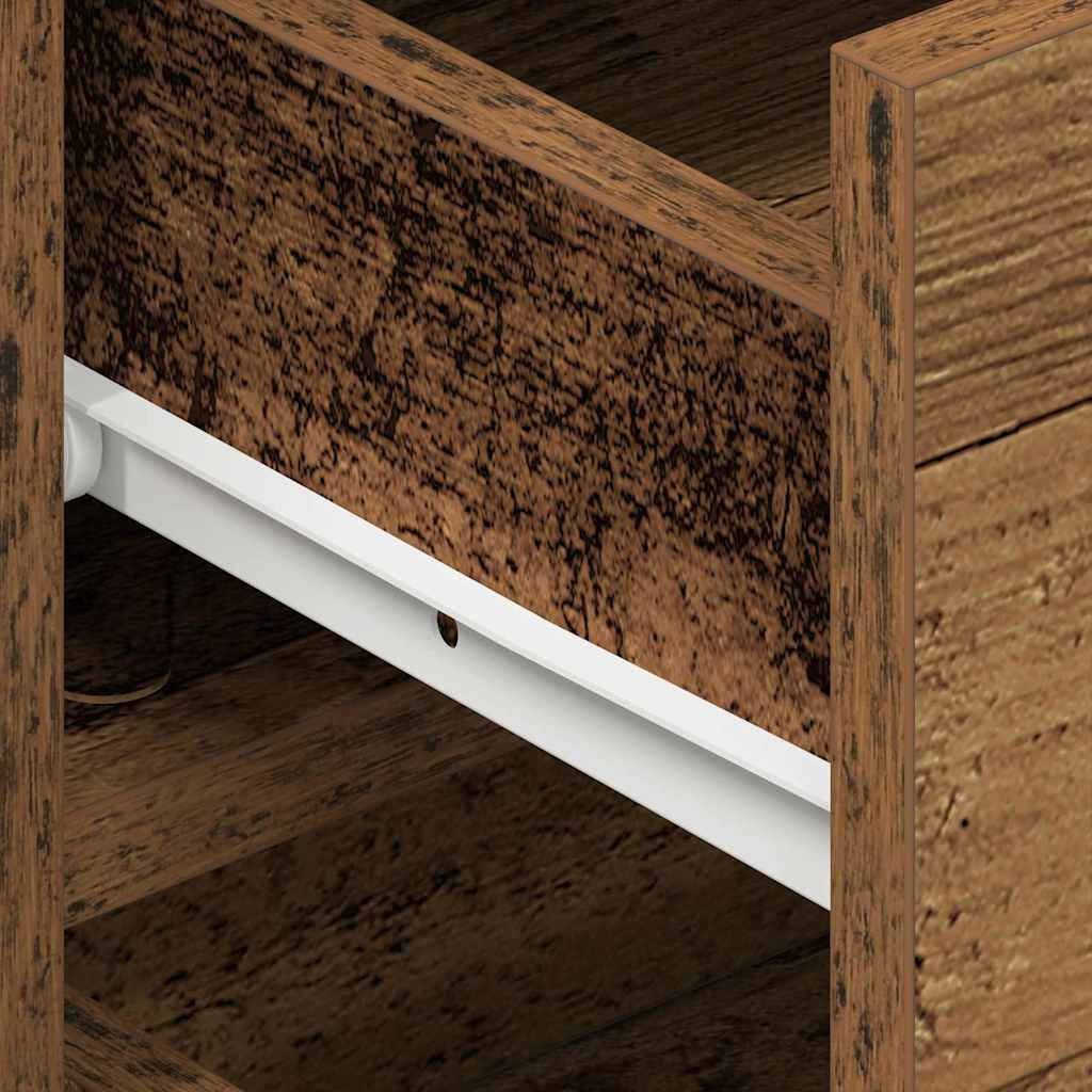 vidaXL Πλαϊνό γραφείο Παλιό ξύλο 120 x 36 x 69 εκ Επεξεργασμένο ξύλο