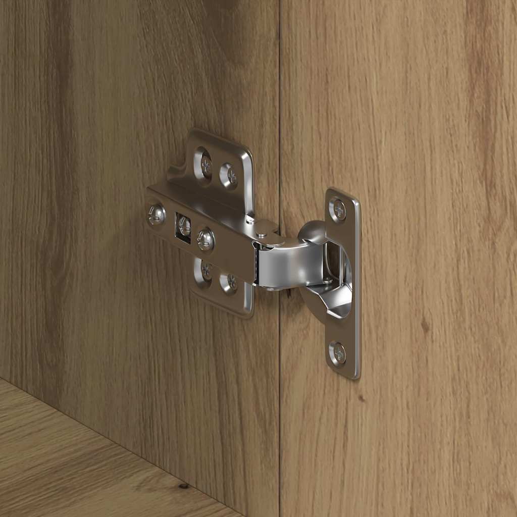 vidaXL Πλαϊνό γραφείο Artisan Oak 120 x 36 x 69 εκ Επεξεργασμένο ξύλο