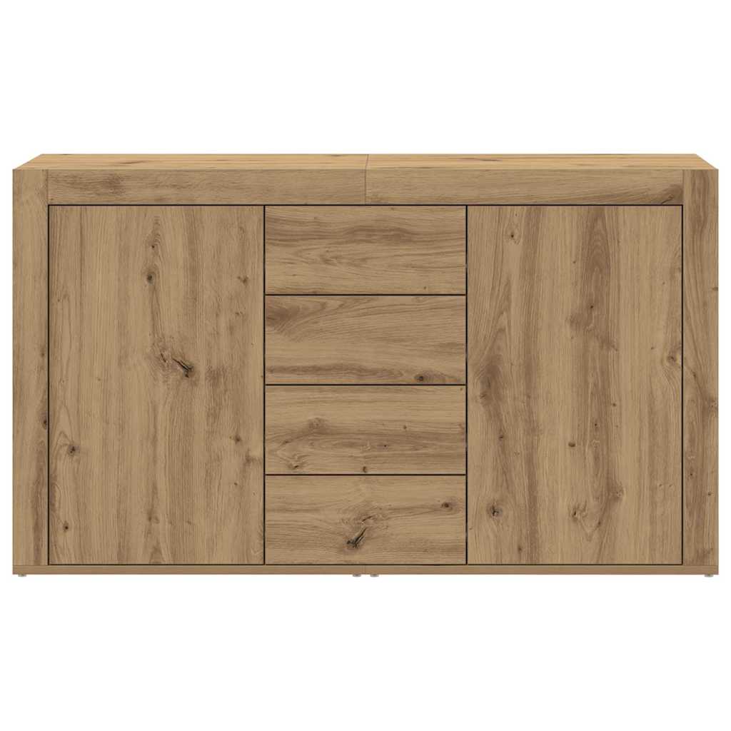 vidaXL Πλαϊνό γραφείο Artisan Oak 120 x 36 x 69 εκ Επεξεργασμένο ξύλο