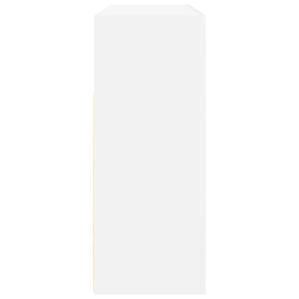 vidaXL Πλαϊνό γραφείο Λευκό 116 x 30 x 75 εκ. Επεξεργασμένο ξύλο