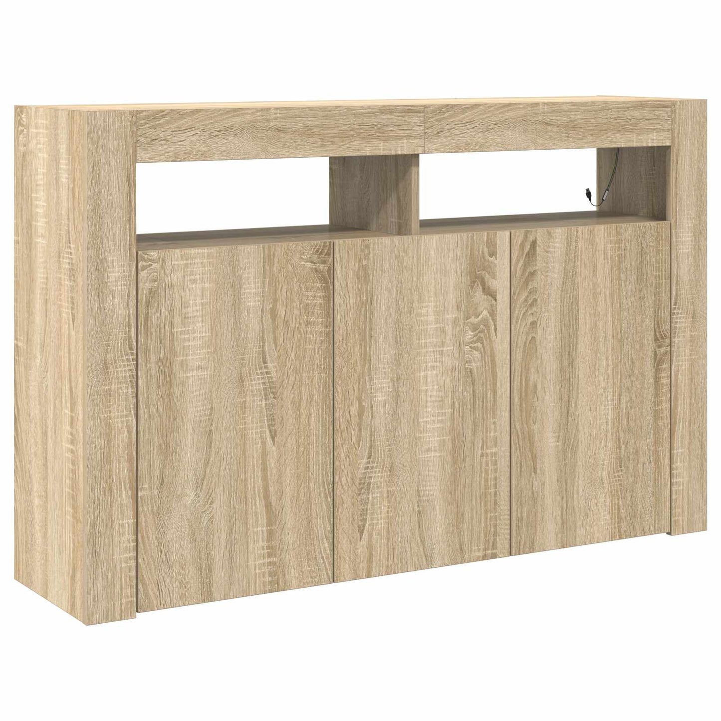 vidaXL Πλαϊνό γραφείο Sonoma Δρυς 116 x 30 x 75 εκ. Επεξεργασμένο ξύλο