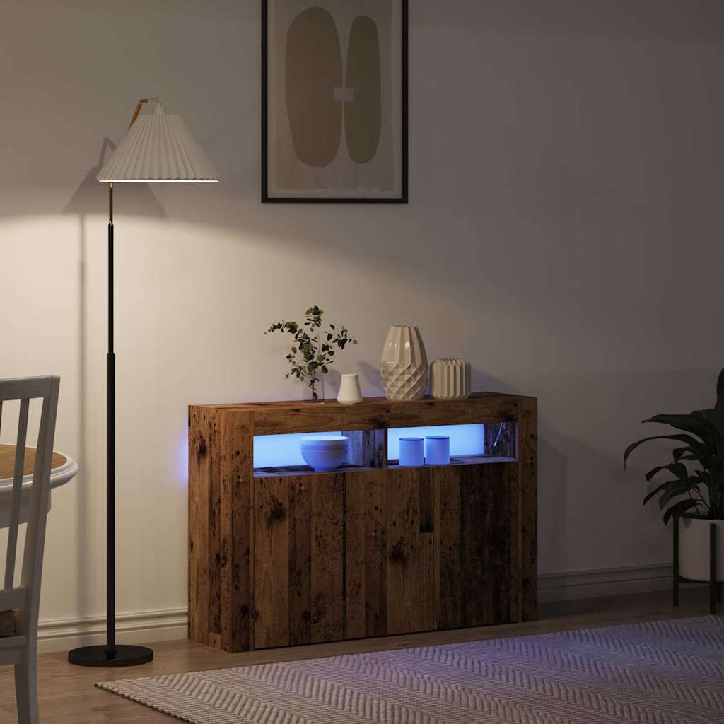 vidaXL Πλαϊνό γραφείο Παλαιό ξύλο 116 x 30 x 75 εκ. Επεξεργασμένο ξύλο