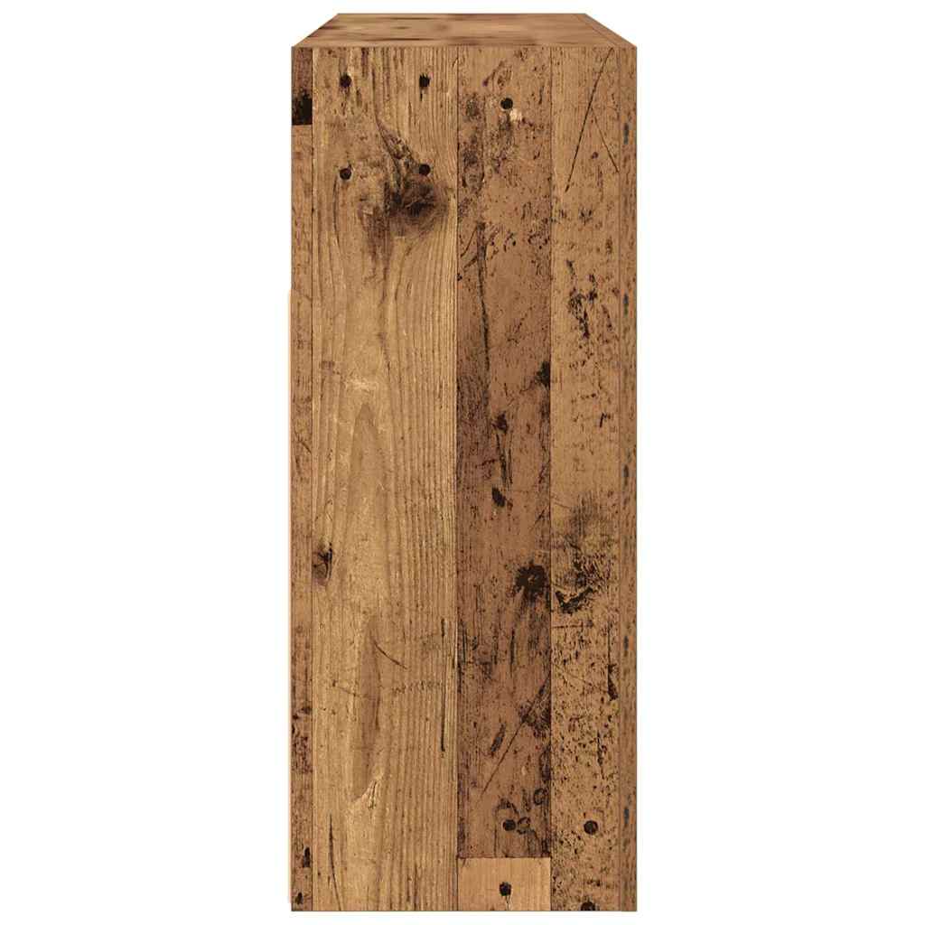 vidaXL Πλαϊνό γραφείο Παλαιό ξύλο 116 x 30 x 75 εκ. Επεξεργασμένο ξύλο