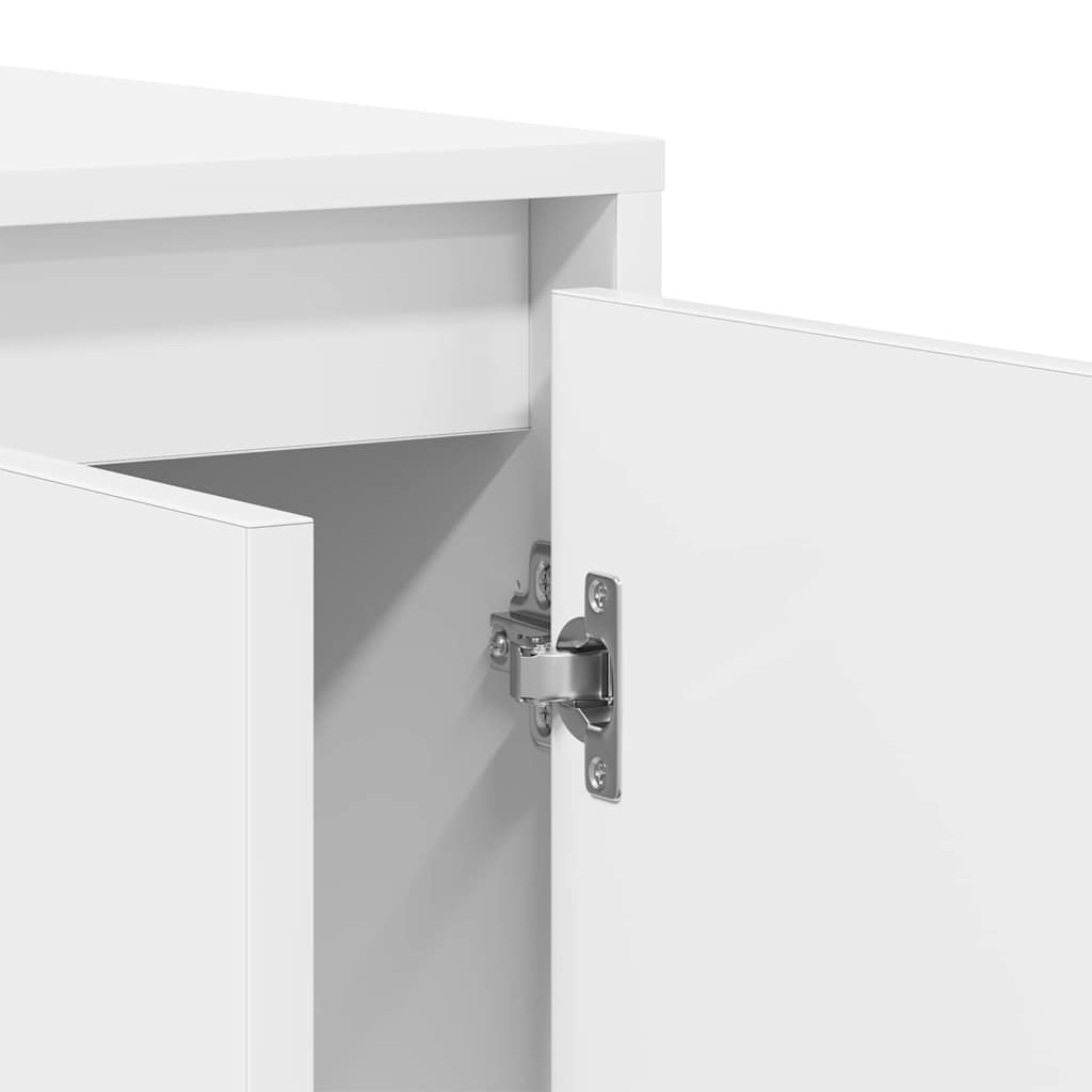 vidaXL Πλαϊνό γραφείο Λευκό 135 x 41 x 69 cm Επεξεργασμένο ξύλο