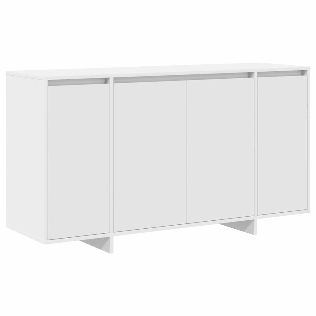 vidaXL Πλαϊνό γραφείο Λευκό 135 x 41 x 69 cm Επεξεργασμένο ξύλο