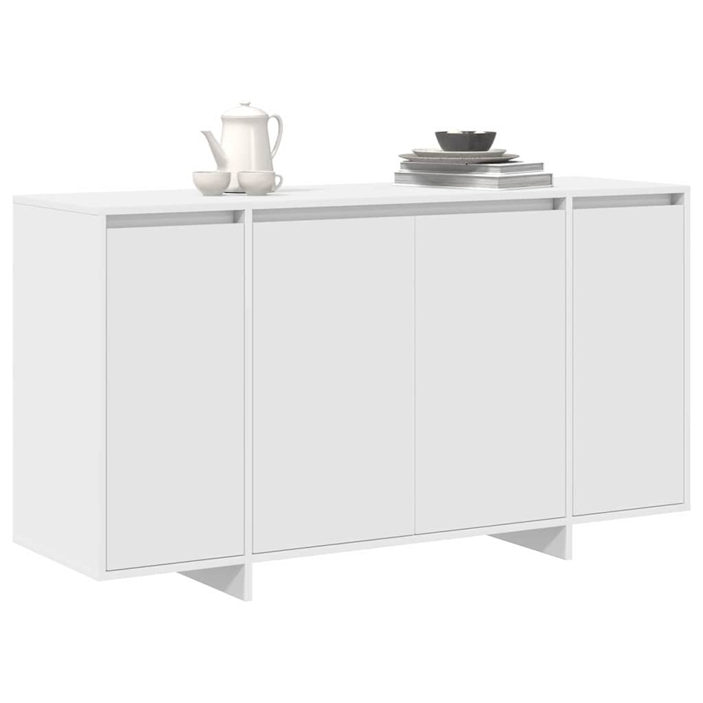 vidaXL Πλαϊνό γραφείο Λευκό 135 x 41 x 69 cm Επεξεργασμένο ξύλο