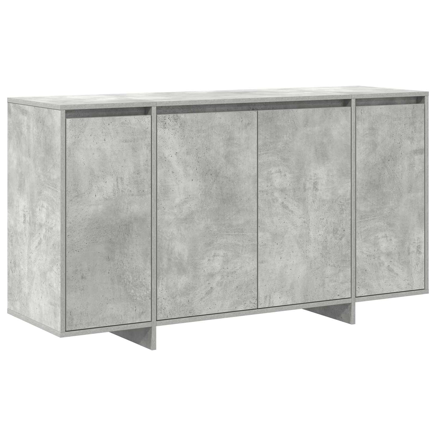 vidaXL Πλαϊνό γραφείο Σκυρόδεμα Γκρι 135 x 41 x 75 εκ