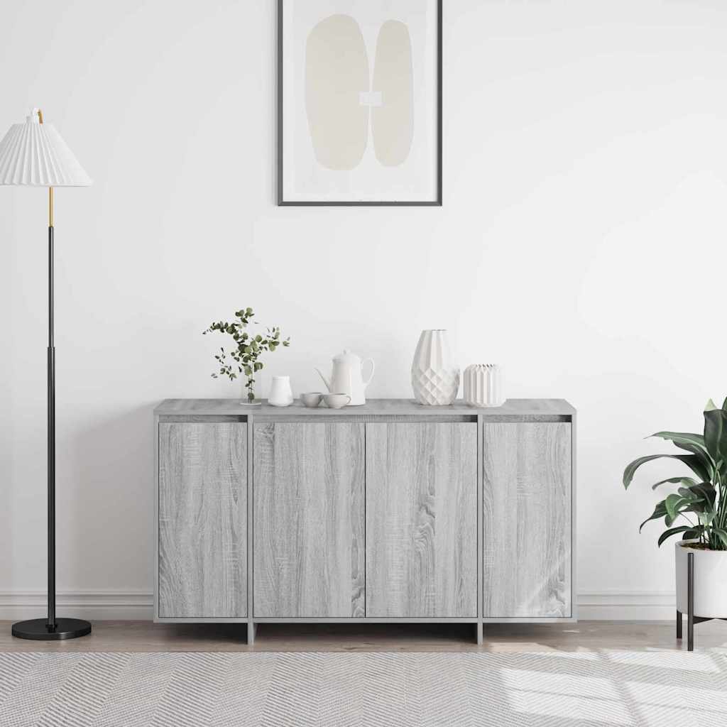 vidaXL Πλαϊνό γραφείο Γκρι sonoma 120 x 41 x 75 εκ. Επεξεργασμένο ξύλο
