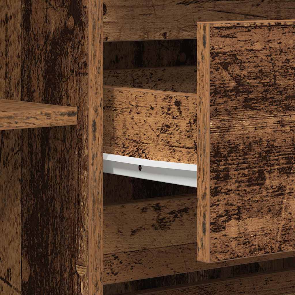 vidaXL Πλαϊνό γραφείο Παλιό ξύλο 120 x 41 x 75 εκ. Επεξεργασμένο ξύλο