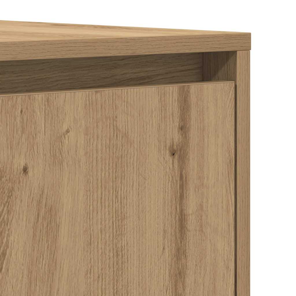 vidaXL Πλαϊνό γραφείο Artisan Oak 120 x 41 x 75 εκ. Επεξεργασμένο ξύλο