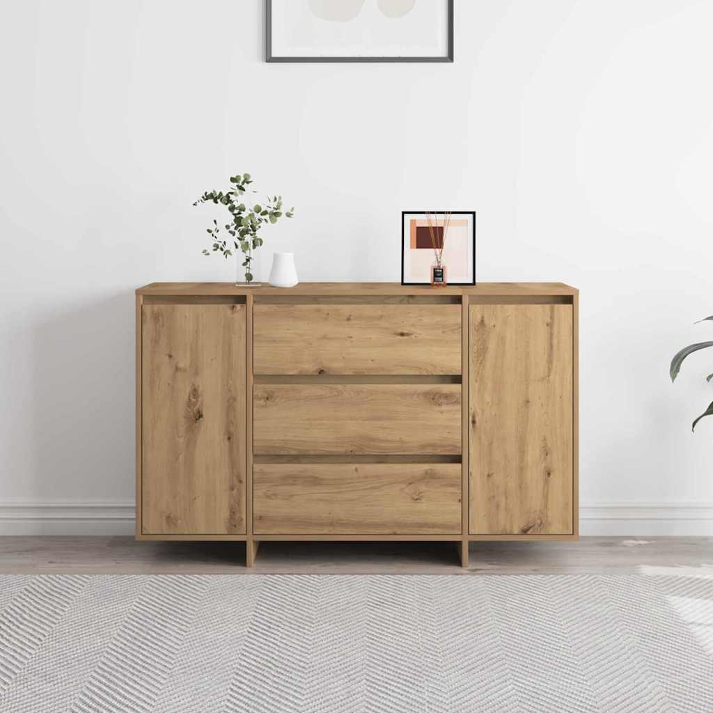 vidaXL Πλαϊνό γραφείο Artisan Oak 120 x 41 x 75 εκ. Επεξεργασμένο ξύλο