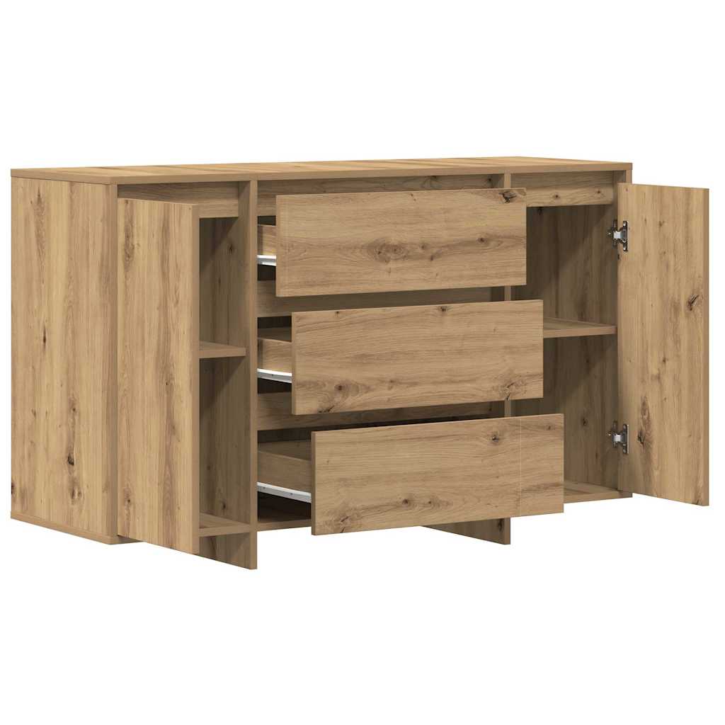 vidaXL Πλαϊνό γραφείο Artisan Oak 120 x 41 x 75 εκ. Επεξεργασμένο ξύλο