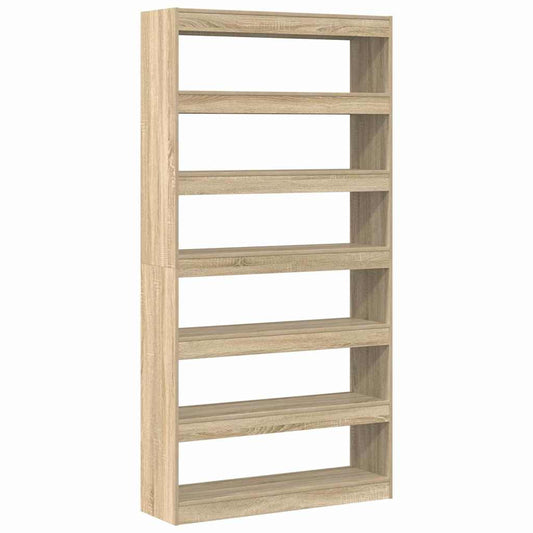 vidaXL Βιβλιοθήκη 6 επιπέδων 100 x 30 x 198 εκ. Επεξεργασμένο Ξύλο